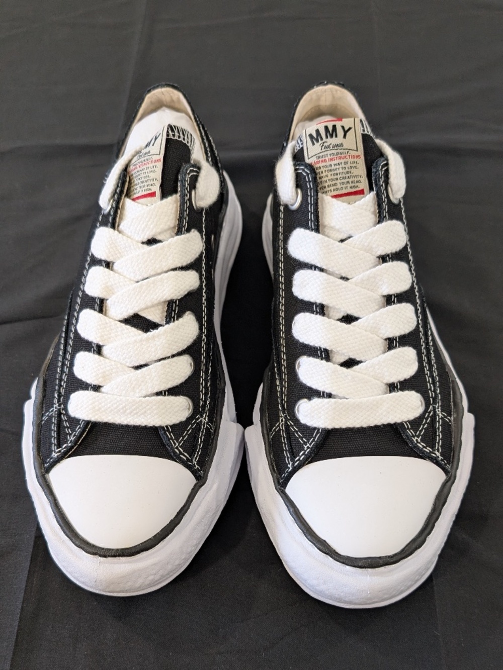Maison Mihara Yasuhiro Peterson OG Sole Canvas Low Black EU 43 - 10 A01FW702
